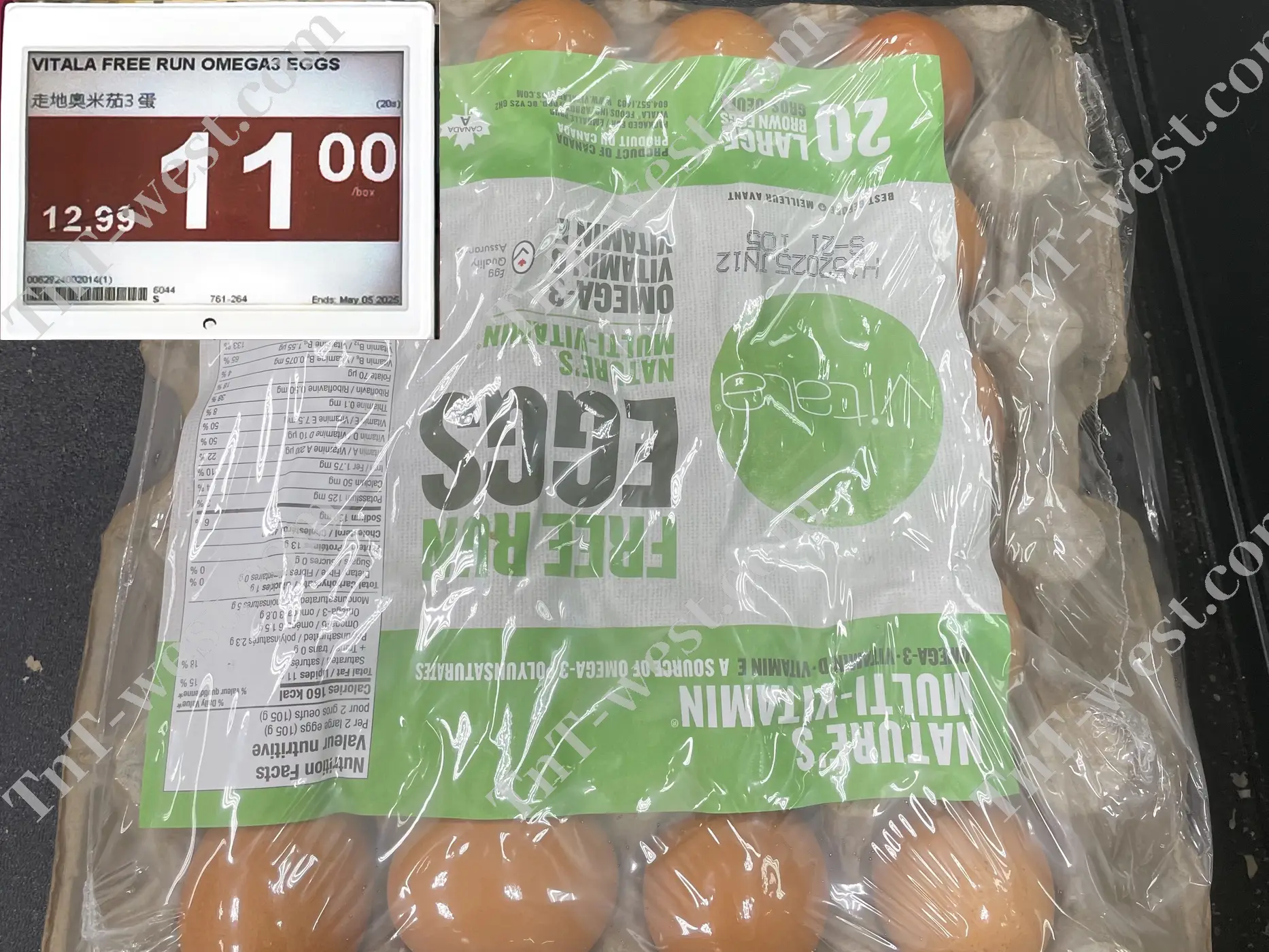 Free Run Omega3 Eggs