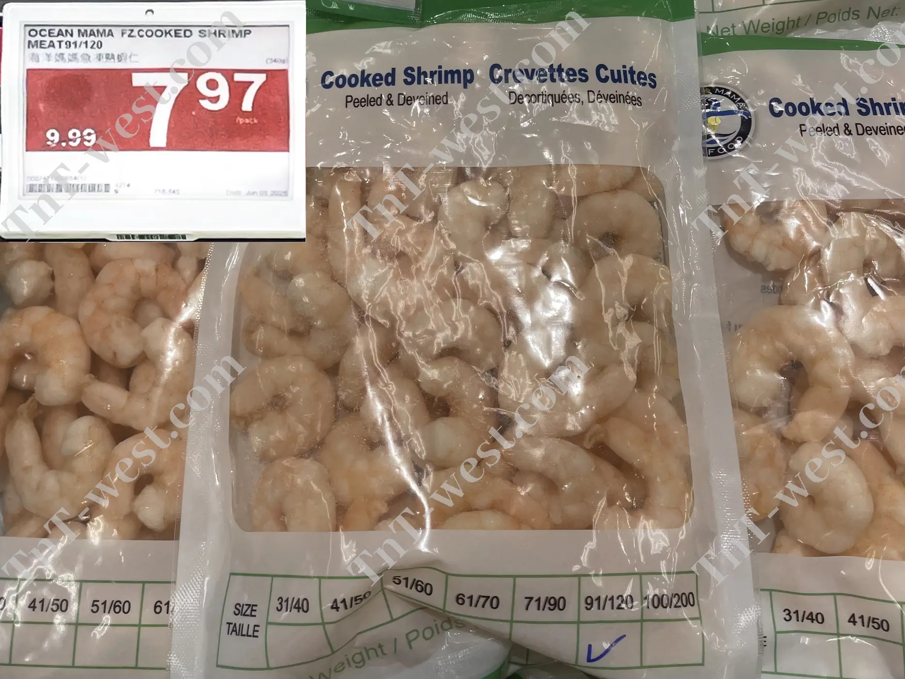 Ocean Mama Fz Cooked Shrimp